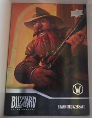 2023 Upper Deck Blizzard Legacy - Brann Bronzebeard Warcraft #107 NM Pack Fresh!