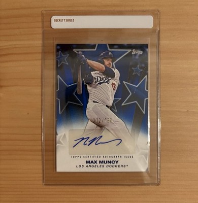2025 Topps Series 2 Baseball Stars BLUE AUTO #/150 Max Muncy BSA2-MMU Dodgers