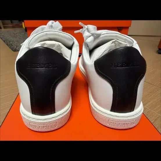 Hermes White Sneakers, New, Size 255 thumbnail 4