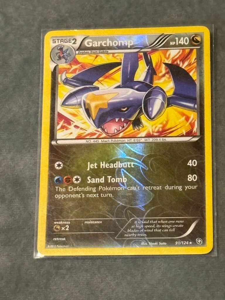 Garchomp 91/124 Dragons Exalted Reverse Holo LP