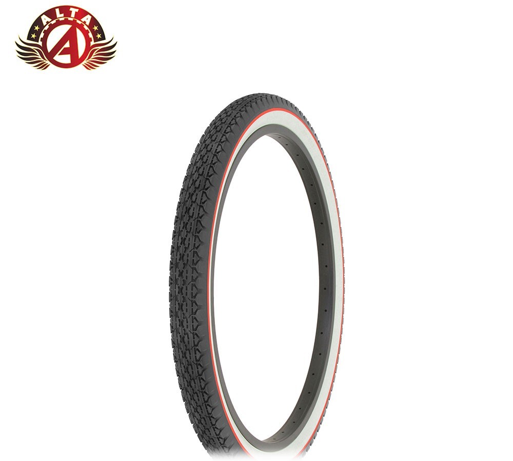 ALTALINE Bicycle Tire 24 x 2.125 Classic Beach Cruiser Street Replacement Tire.