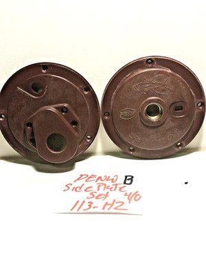 Penn Reels  113-H2, 40 Senator side plate set. Red. (B) Pre-Owned.