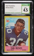 1967 Philadelphia Dan Reeves #58 CSG 4.5 1d07