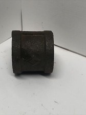 1" Black Malleable Coupling - 1"F x 1"F BLACK COUPLING--SHIPS FREE