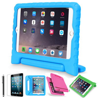 Kids EVA Case For iPad mini 5/4/3/2/1st Shockproof Stand Cover+Screen Protector