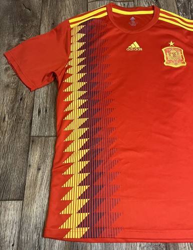 Adidas Spain National Team Football Soccer Jersey 2018 Mens XL Climalite Fits L - Picture 4 of 7