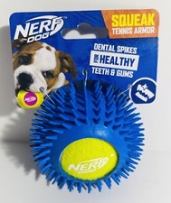 Nerf Perro Chirrido ARMADURA DE TENIS Picos Dentales Dientes y Encías ¡NUEVO!!