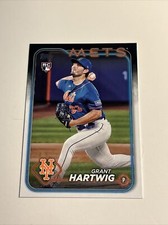 2024 Topps Series 1 #130 Grant Hartwig New York Mets RC