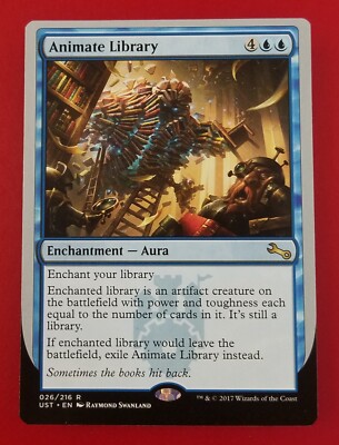 1x Animate Library | Unstable | MTG Magic Cards
