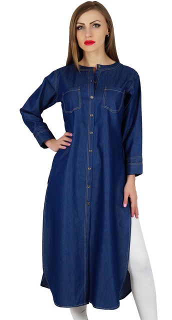 blue and blue brand kurtis