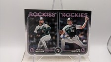 2024 Topps Update #US-270 Evan Justice & Anthony Molina Rookie Combo Rockies NM