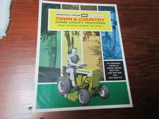 Minneapolis Moline Home Town & Country Tractors Color Brochure 108 & 110 models