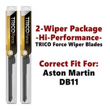 Hi-Performance 2-pk Wipers fits 2017+ Aston Martin DB11 - 25240/251