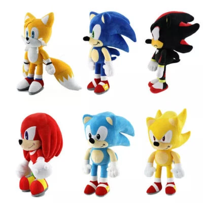MARKENLOS 30cm Plüschtier Sonic The Hedgehog Lgel Kuscheltier Stofftier Toys Plüsch Figur