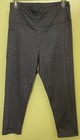 ZONE PRO Woman's Cropped Leggings w/ Cell Phone Pocket GRAY Size M — photo 1