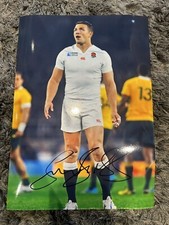 Sam Burgess Signed A4 Photo England Bath Rugby League Union