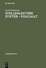 Stellenlektüre Stifter - Foucault | Buch | 9783484630277