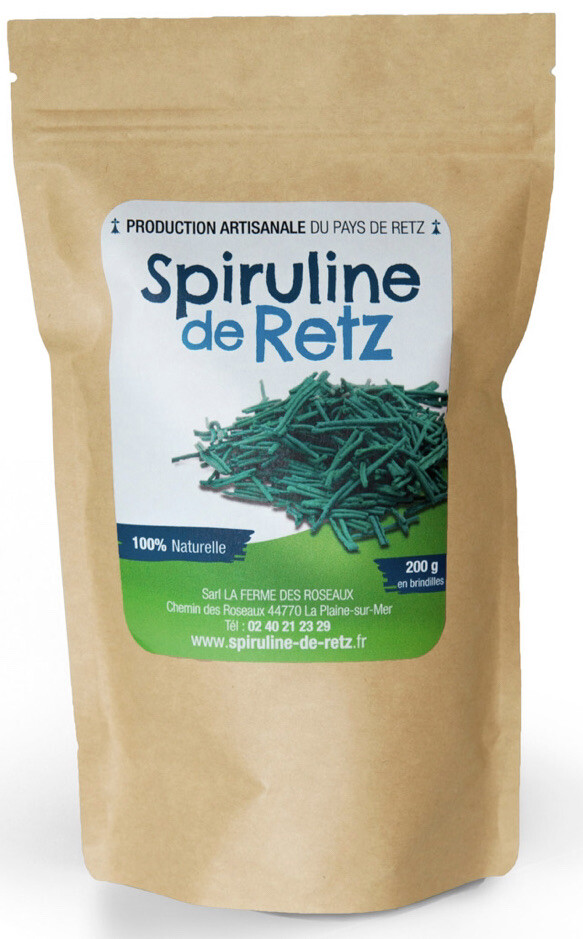 Spiruline Bio 100% Naturelle 200g pour Booster Énergie et Vitalité