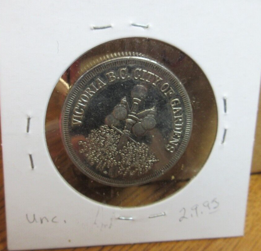 1978 Victoria BC Trade Dollar Token City of Gardens Canada Coin