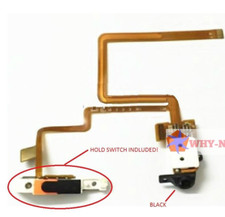 Headphone Audio Jack Replacement Part for ipod classic 5 5g 5th 30GB A1136 Black