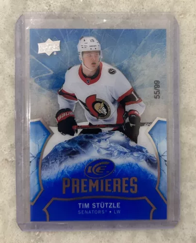 2020-21 Upper Deck Ice Tim Stutzle Ice Premieres /99 #198