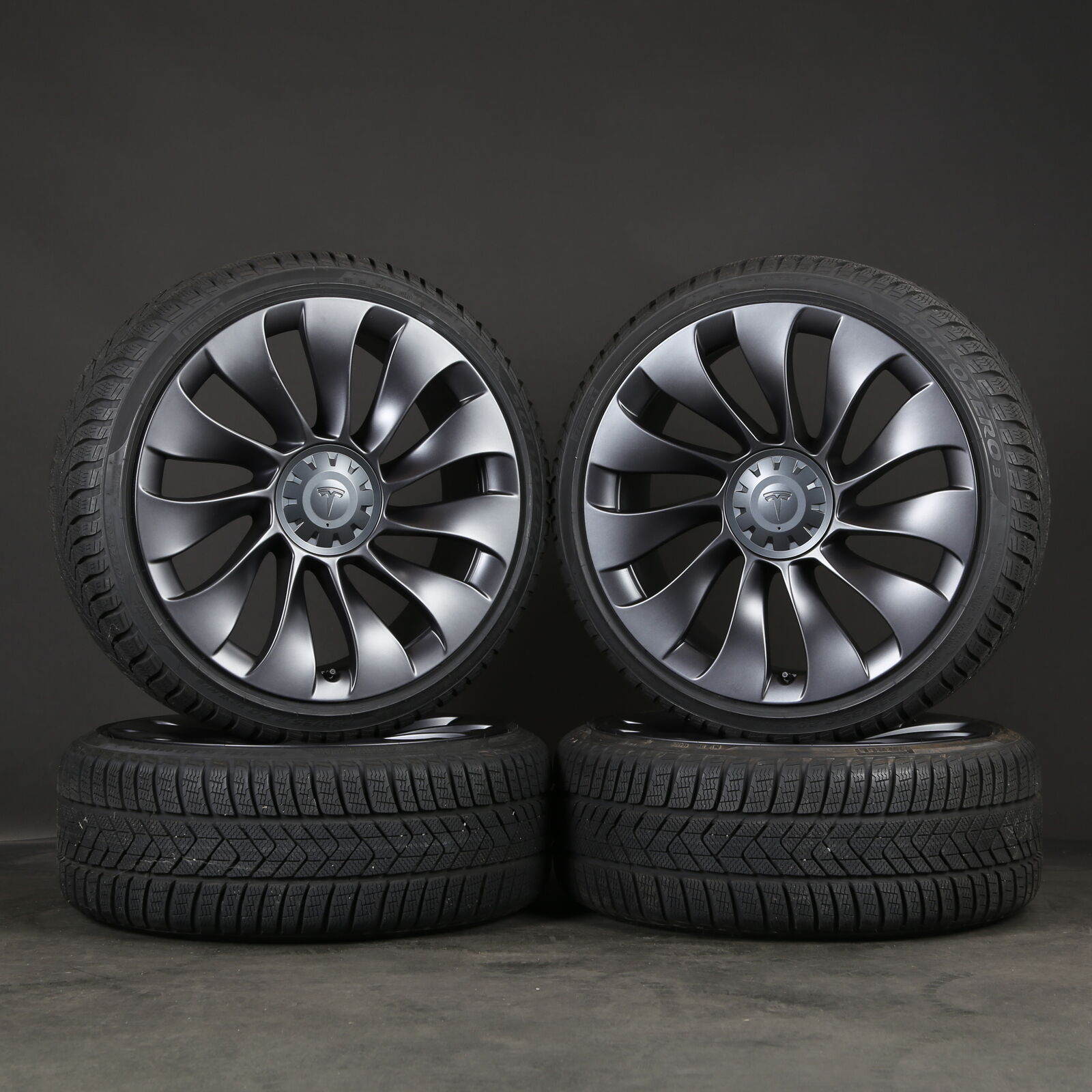 20 Inch Winter Wheels Original Tesla Model 3 1044267-00-A 5YJ3 Ble  Überturbine