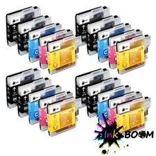 4SET4BK Ink Cartridge fits Brother LC61 MFC-6890CDW MFC-255CW DCP-145C 6690CW