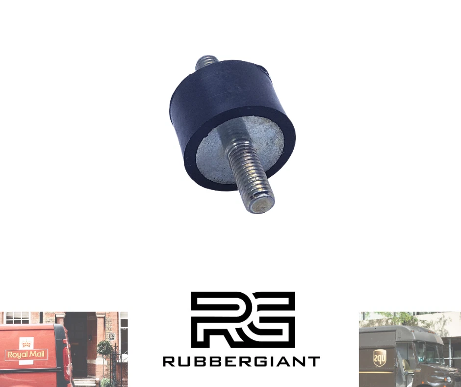 Rubber Mount Car Boat Bobbin Anti Vibration M4 M6 M8 M10 M12 M16 Cylindrical / A - Image 4 of 4