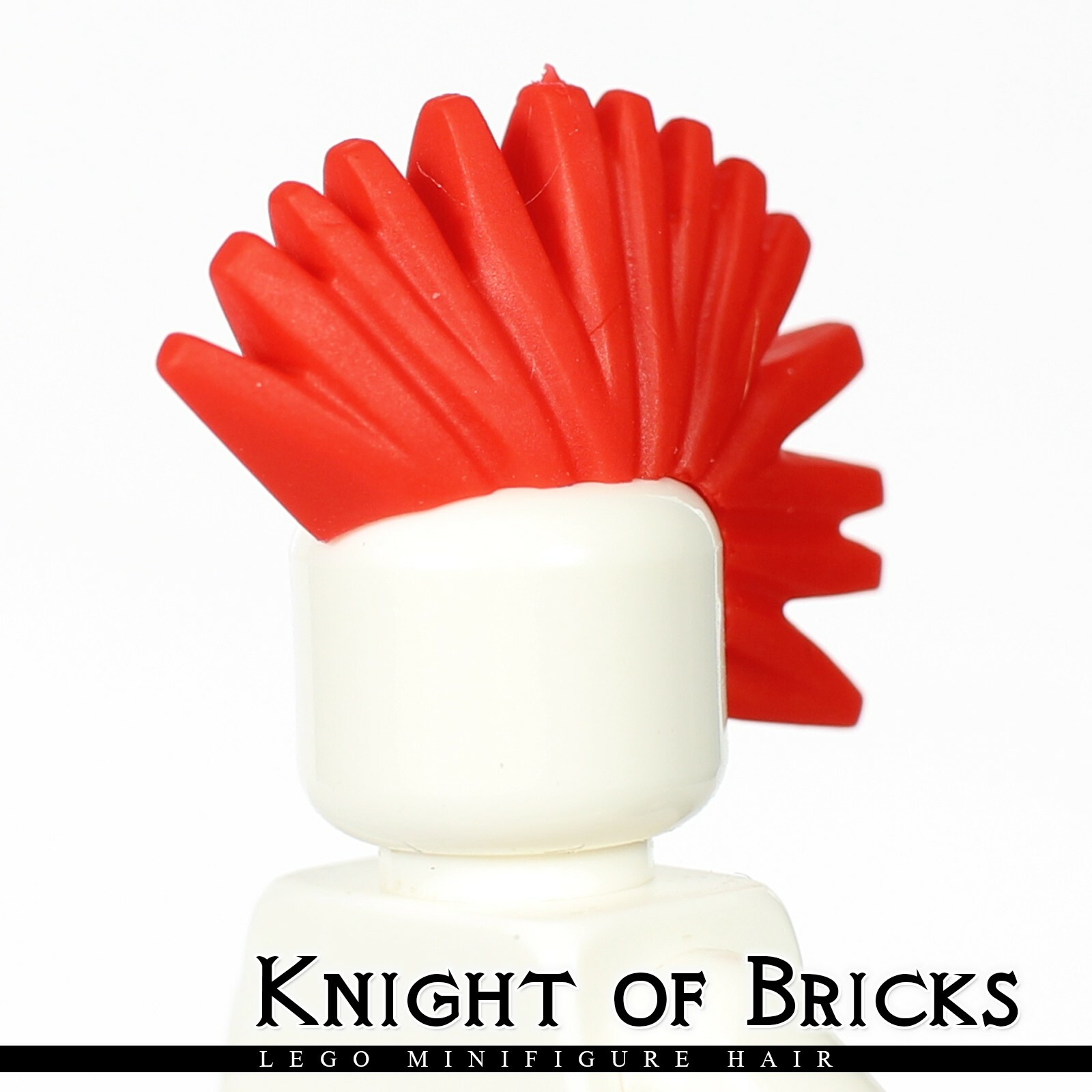 LEGO Minifigure Hair RED 93563 Male/ Female Mohawk | eBay