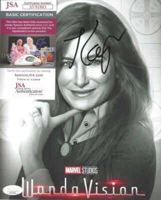 KATHRYN HAHN SIGNED WANDAVISION AGATHA HARKNESS 8x10 PHOTO - JSA COA