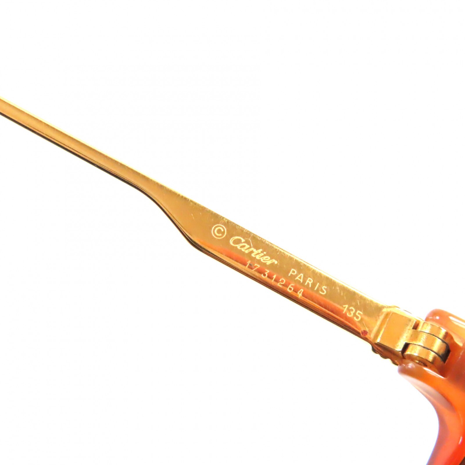 Cartier Trinity Marble Pattern Sunglasses Brown 5… - image 12