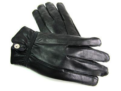 Cookies and Cream Guanti invernali in vera pelle colorata