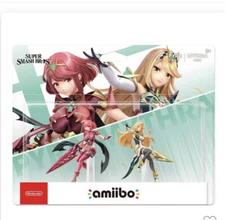Nintendo Super Smash Bros Pyra & Mythra Amiibo 2 Pack Character Figure- NVLEAA2F