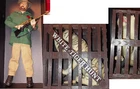 1/6 12" GI Joe Adventure Team White Tiger Hunt 7436 Figure w Tiger MORE