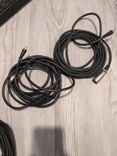 Two XLR Male to RCA Male Audio Cords - Both 6 ft 2