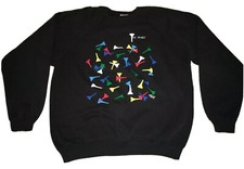 RARE VINTAGE VTG 80s SHIRT SPORTS SWEATSHIRT 1988 AUTHENTIC GOLF VHTF GIFT IDEA