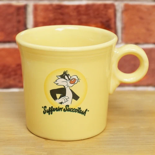 Fiesta Homer Laughlin Looney Tunes Sylvester Mug Sufferin' Succotash Warner Bros