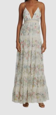 Olivia Tee Ivory Floral in 2X main image 1