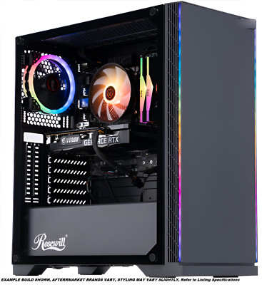 Geforce RTX 3080 Gaming Computer AMD Ryzen 32GB RAM 1TB NVME SSD RGB VR Ready