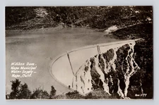 Postcard RPPC California Napa CA Milliken Dam 1950s Zan Stark 1177 Unposted