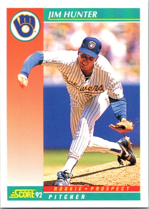 1992 Score - Rookie Prospects RC #741b Jim Hunter