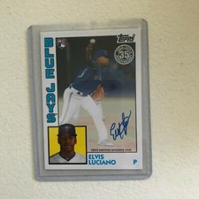 2019 Topps Update ELVIS LUCIANO 35th Anniversary auto