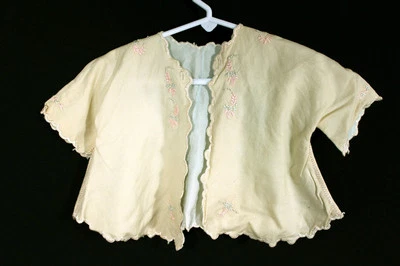 Antik KINDER Edwardianisch Wolle Kleinkind Jacke Größe 6 Monate - Bild 1 von 3