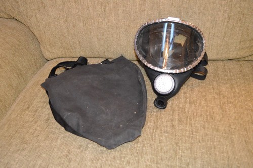 Vintage MSA All Service Gas Mask with Bag - "AS-IS" untested