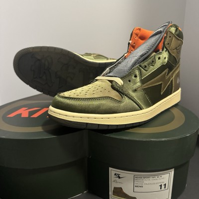 Deadstock Size 11 Reves Paris ''Air Kiy'' Moose Knuckle Olive edition 