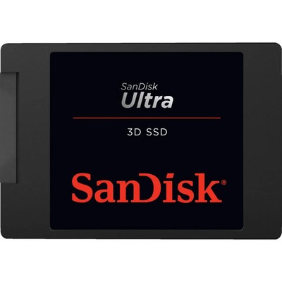 SanDisk Ultra  3D 500 GB SSD Festplatte intern Schwarz 2.5 Zoll