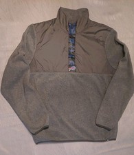 Buffalo Bills '47 Sweatshirt 1/4 Zip Men's Size Large Gray Fleece Long Sleeve