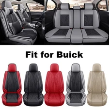 For Buick Encore LaCrosse Seat Covers 5 Seats Full Set Front Rear Nappa Leather