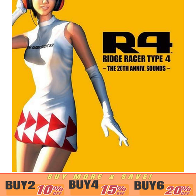 R4 THE 20TH ANNIV. SOUNDS CD RIDGE RACER TYPE 4 Soundtrack Game