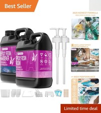 High-Quality 1.1 Gallon Epoxy Resin - Fast Drying, Food Grade, Perfect for Molds